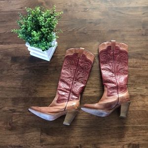 Vintage Frye cowboy boots